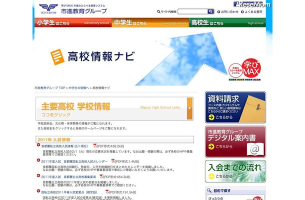 市進、私立高校応募状況を公開…開成6.5倍・早実14.5倍、立教新座18.2倍 高校情報ナビ