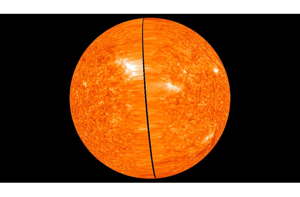 STEREOが撮影した太陽の画像（2011年2月2日23時56分撮影）（協定世界時）