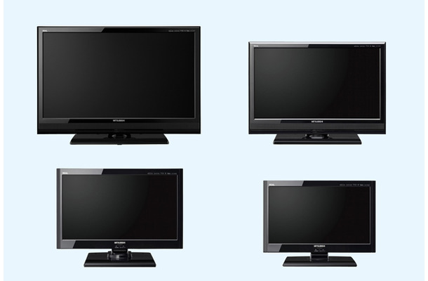 上段左：「LCD-32ML10」/右：「LCD-26ML10」/下段左：「LCD-22ML10」/右：「LCD-19LB10」