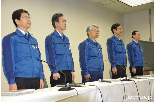 東京電力　藤本孝副社長（15日・東電本店）