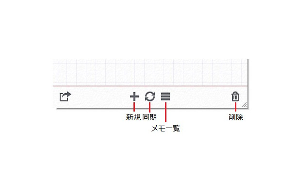 同期ボタンで同期が可能