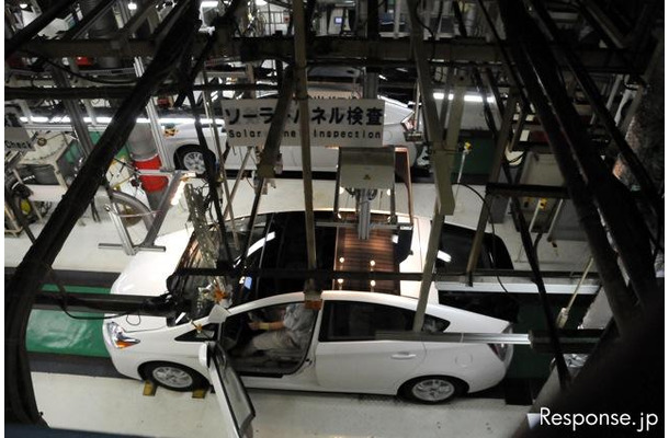 トヨタ自動車堤工場 プリウス生産ライン（資料画像）