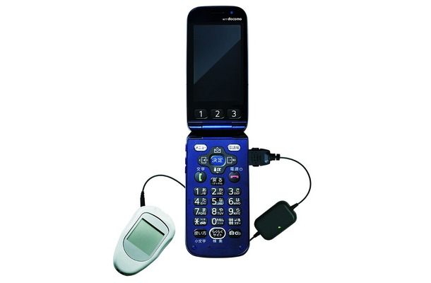 携帯電話と血糖測定器の連携イメージ