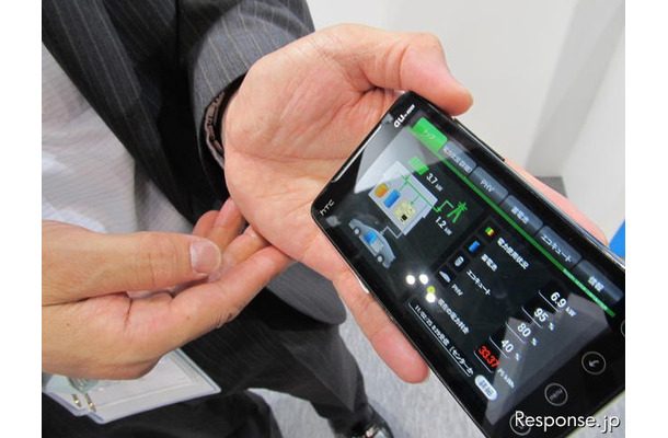 【スマートグリッド展 11】トヨタが提案するスマートフォンの活用法