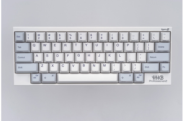 英語配列60キーの「Happy Hacking Keyboard Professional2 Type-S 白」（型番：PD-KB400WS）