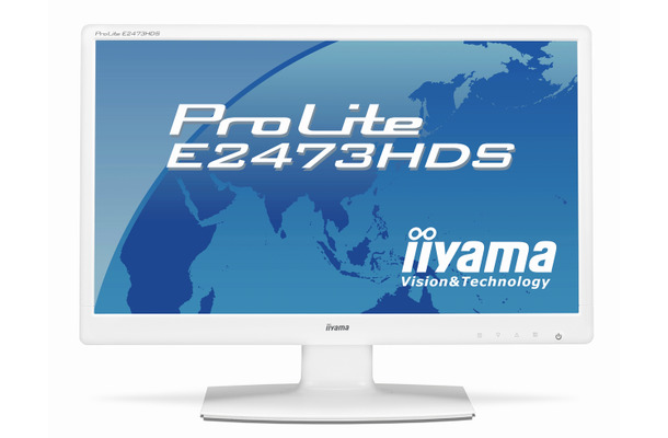 23.6型「ProLite E2473HDS」ピュアホワイト