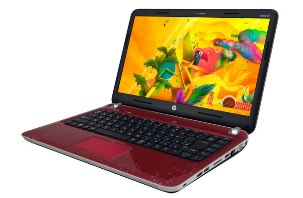 「HP Pavilion dv4-3100」ルビーレッド