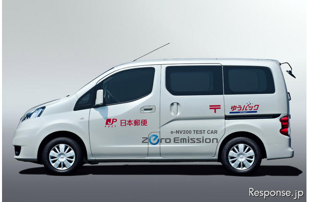 日産 NV200ベースの電気自動車、（写真：日本郵便向けモニター車）