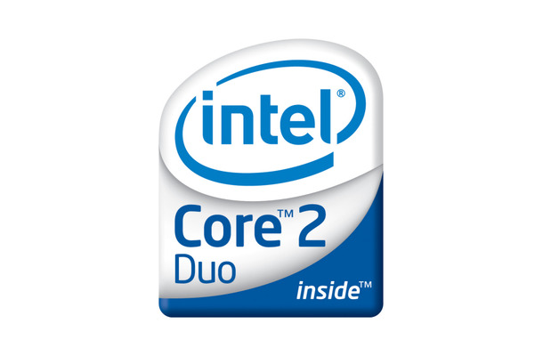 「インテル Core 2 Duo プロセッサー」のロゴ