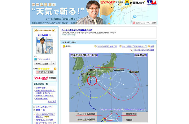 チーム森田の天気で斬る