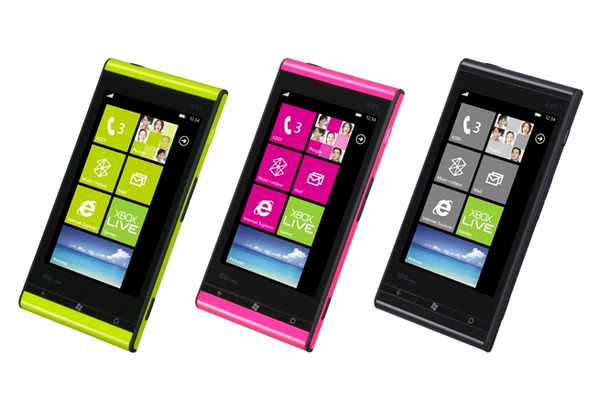 auスマートフォン「Windows Phone IS12T」