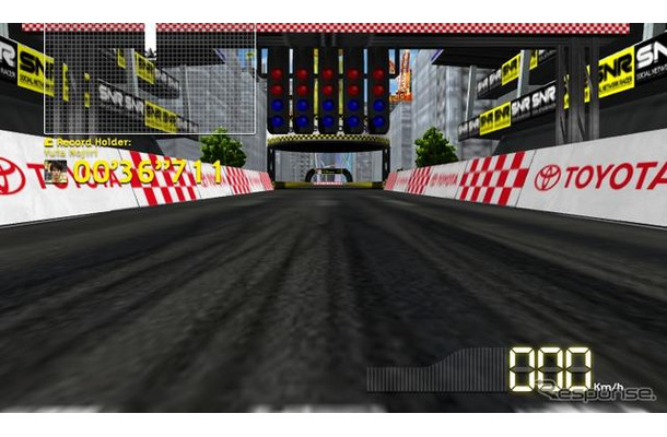 トヨタがFacebookで公開したレースゲーム“Social Network Racer”