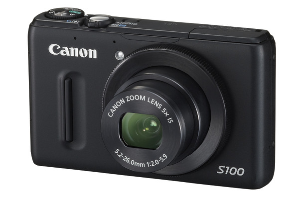 「PowerShot S100」ブラック