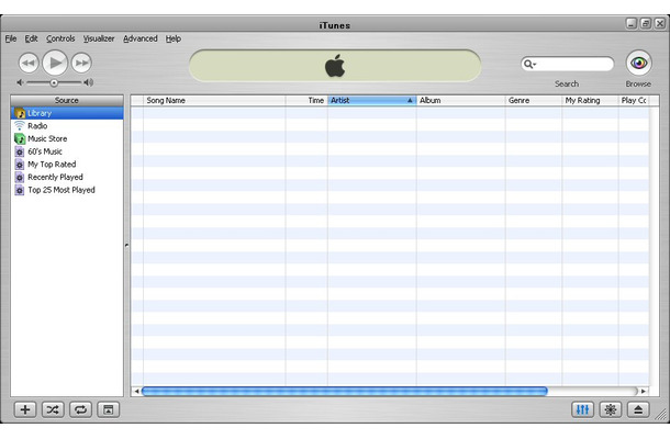 米国でWindows向け「iTunes Music Store」を開始。「iTunes for Windows」も配布