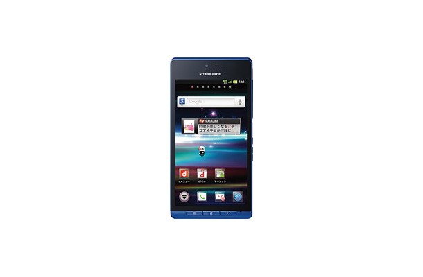 「AQUOS PHONE SH-01D」Blue