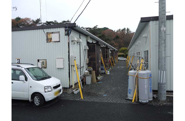 女川町の仮設住宅