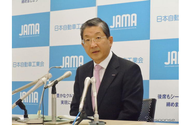 日本自動車工業会・志賀俊之会長（参考画像）