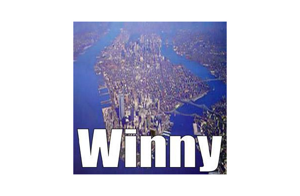 「Winny」のアイコンの元画像とされる写真。「WinMX」の「MX」を1文字ずらし「NY」とし、そこからニューヨークの写真が採用されたと言われている