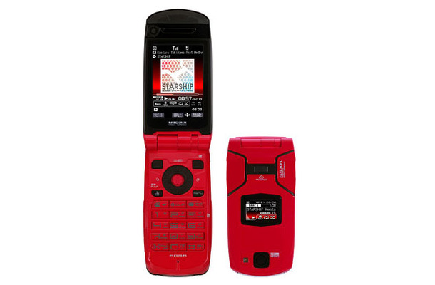 「N902iX HIGH-SPEED」の新色「メテオレッド」