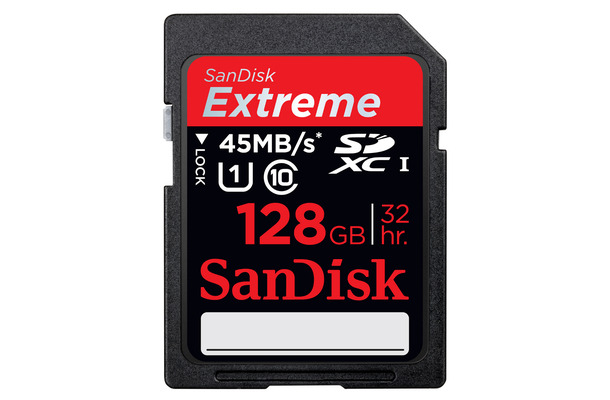 エクストリームSDXC UHS-Iカード　128GB