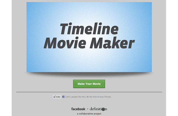 Facebook Timeline Movie Maker