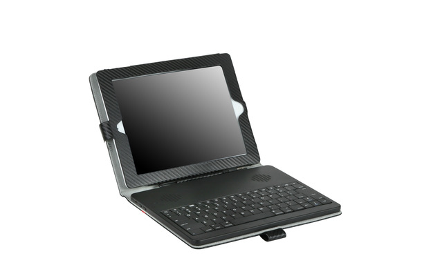 「CWKFIP07」をノートPCのように利用するイメージ（iPad 2は別売）