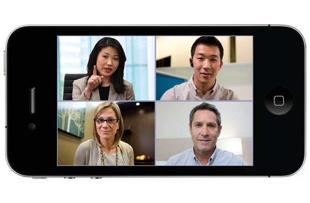 ポリコムのPolycom RealPresence Mobile表示例