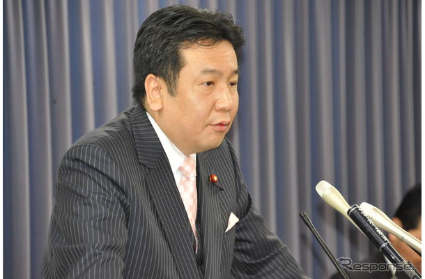 枝野幸男経産相（29日・経産省）