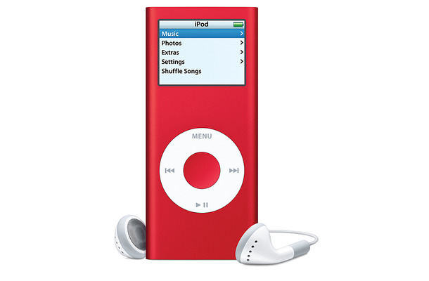 8GBモデルのiPod nano (PRODUCT) RED Special Edition