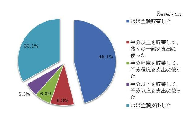 子ども手当の使用状況