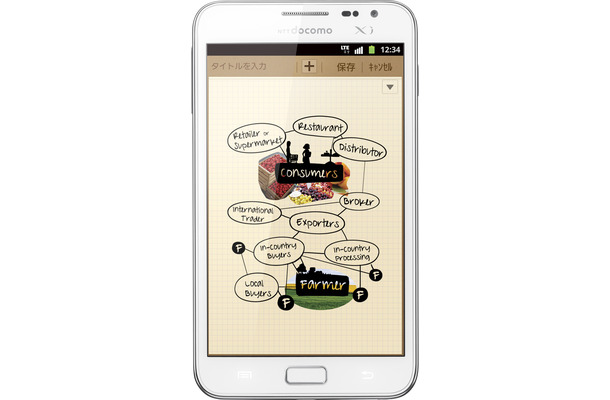 「docomo NEXT series GALAXY Note SC-05D」