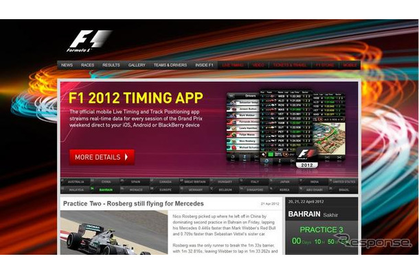 F1公式サイト