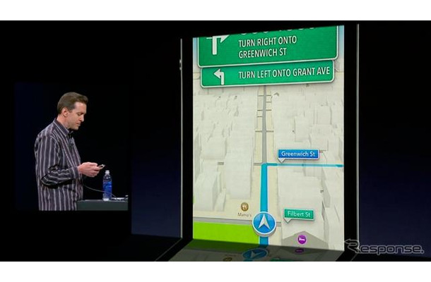 アップルは、iOS6で無料のナビゲーションサービスを開始する