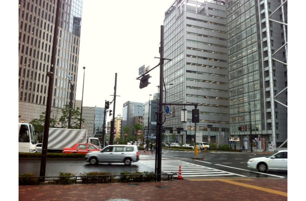 東京都中野区（19日、16時ごろ）