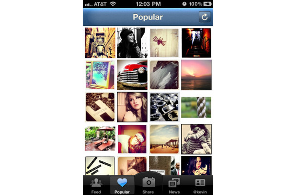 InstagramのiOS版がアップデート、Facebookタイムラインに対応