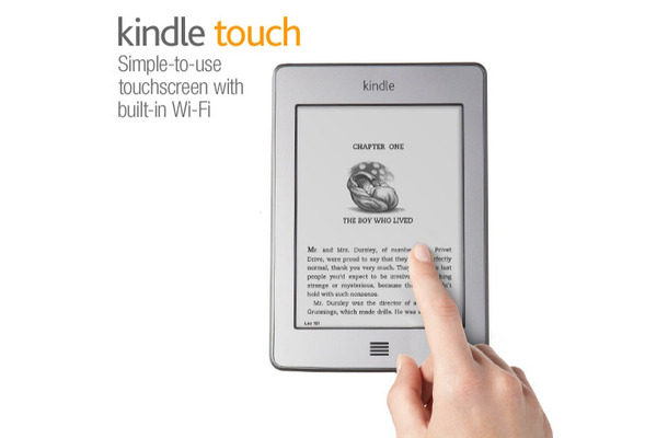 6インチグレースケールの「Kindle Touch」