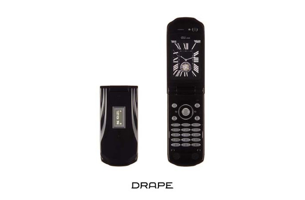 デザインケータイ「DRAPE」