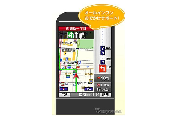 ケータイ向け地図検索サービス「MapFan」