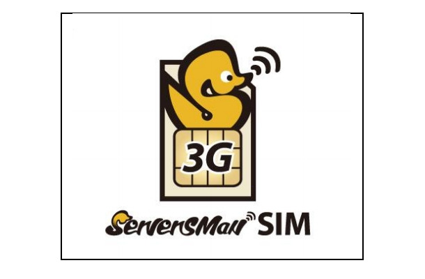 「ServersMan SIM 3G 100」ロゴ