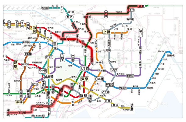 今回携帯電話サービスが利用可能となった路線（赤色）