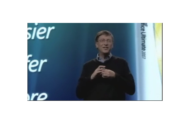 　米マイクロソフトは、同社会長のビル・ゲイツ氏などが登場したWindows Vistaと2007 Office Systemの発売イベントの模様を動画で配信している。これは、ニューヨークのタイムズスクウェアで開催されたものだ。