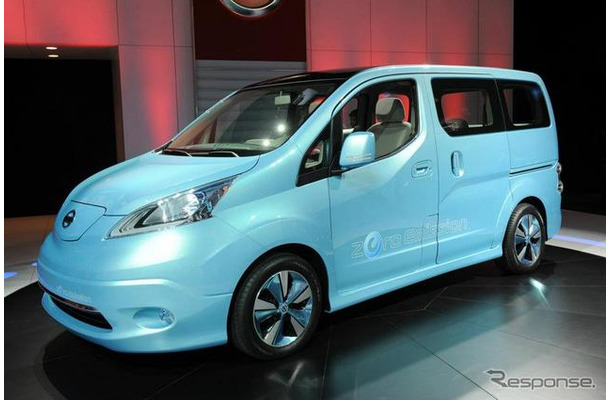 日産NV200（日本名：NV200バネット）をベースに開発された商用EVコンセプトカー、e-NV200（デトロイトモーターショー12）