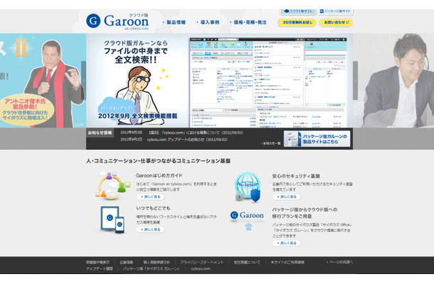 「Garoon on cybozu.com」