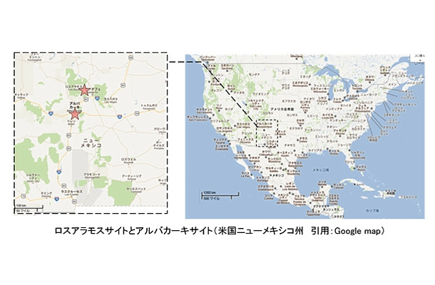 ロスアラモスサイトとアルバカーキサイト