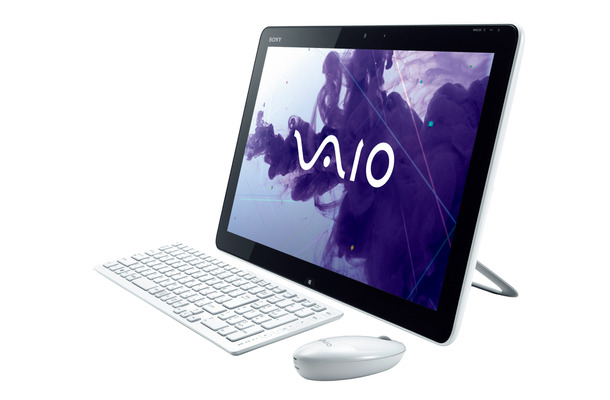 Windows 8搭載、液晶をフラットに傾斜させてタブレットのように利用できる一体型デスクトップ「VAIO Tap 20」