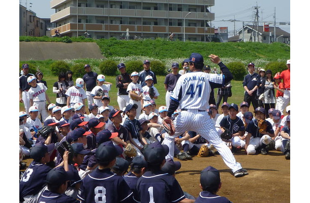 　横浜DeNA ベイスターズ選手が指導する少年野球教室