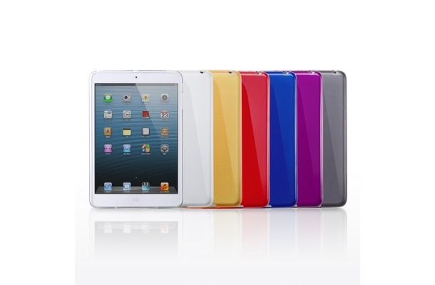 TPU素材を使用、「iPad miniケース 200-PDA095シリーズ」は6色展開