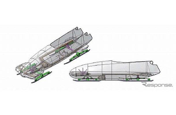 「下町ボブスレー」試作機