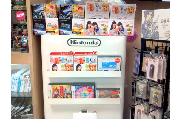 任天堂のゲーム売り場