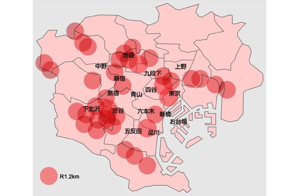 YOZAN WiMAXの基地局状況